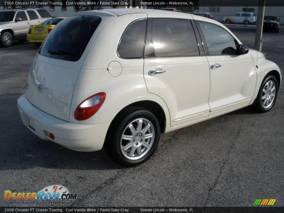 2008 Chrysler PT Cruiser Touring Cool Vanilla White / Pastel Slate Gray Photo #7