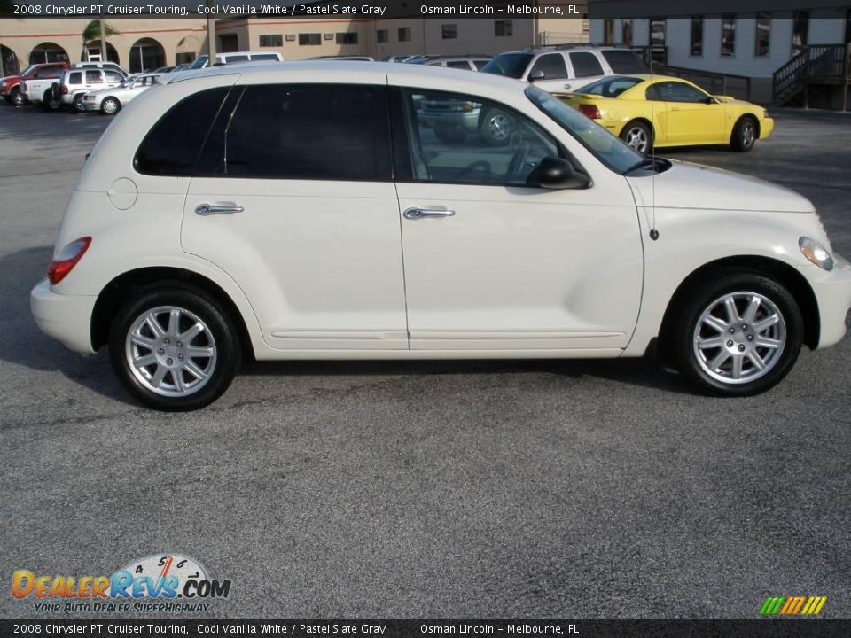 2008 Chrysler PT Cruiser Touring Cool Vanilla White / Pastel Slate Gray Photo #8