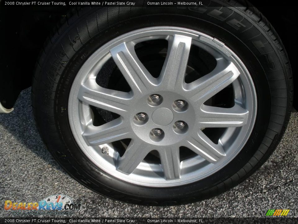 2008 Chrysler PT Cruiser Touring Cool Vanilla White / Pastel Slate Gray Photo #9