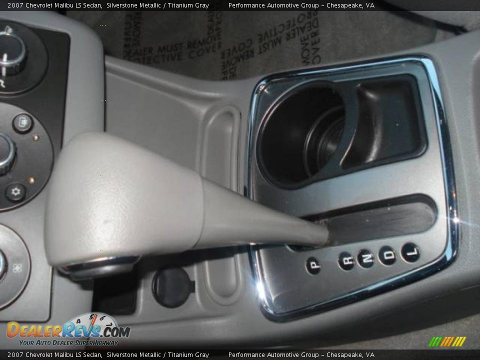 2007 Chevrolet Malibu LS Sedan Silverstone Metallic / Titanium Gray Photo #16