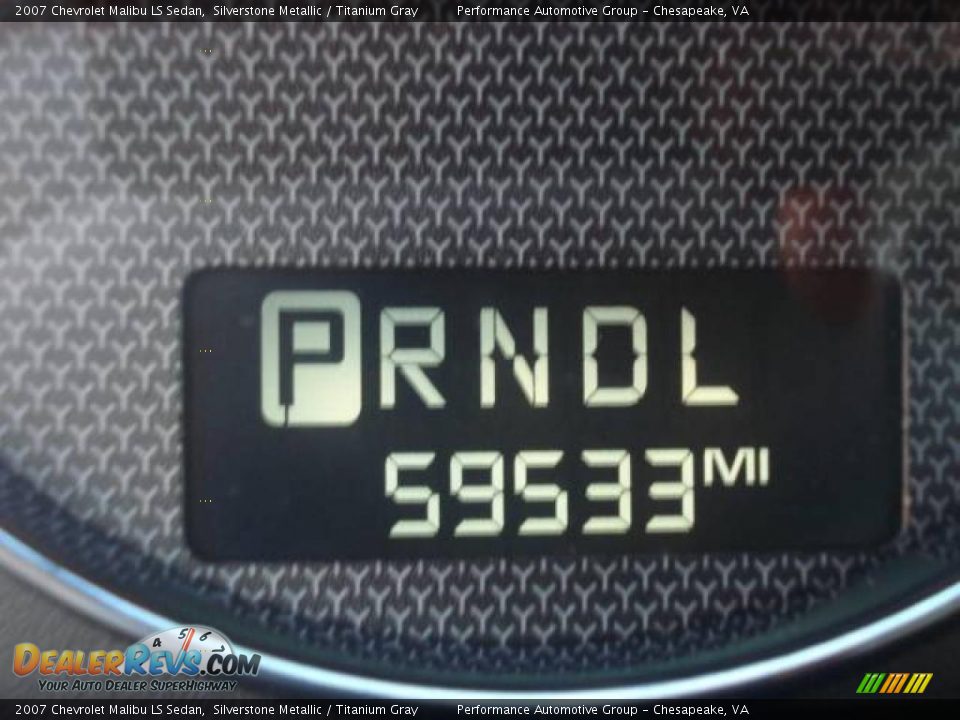2007 Chevrolet Malibu LS Sedan Silverstone Metallic / Titanium Gray Photo #18