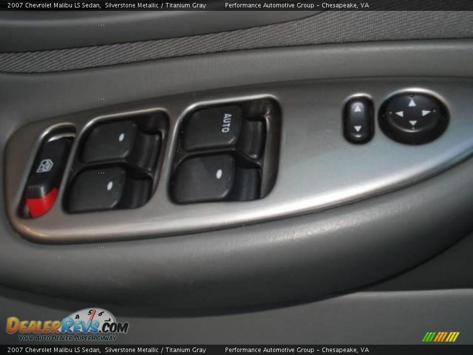 2007 Chevrolet Malibu LS Sedan Silverstone Metallic / Titanium Gray Photo #20