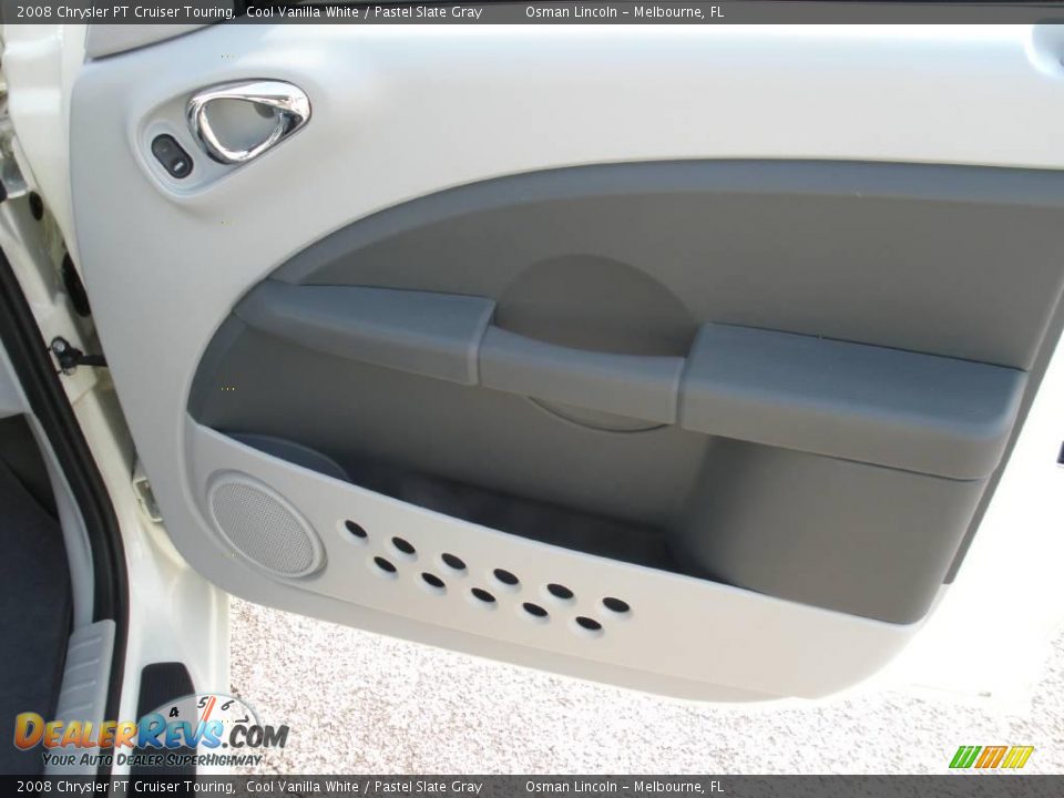 2008 Chrysler PT Cruiser Touring Cool Vanilla White / Pastel Slate Gray Photo #17