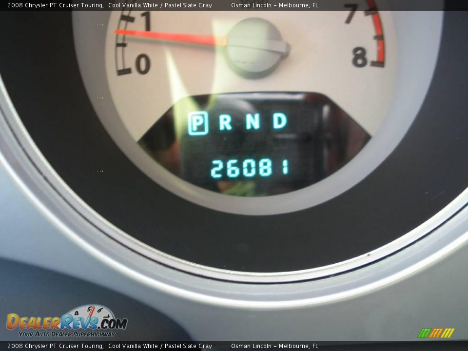 2008 Chrysler PT Cruiser Touring Cool Vanilla White / Pastel Slate Gray Photo #22