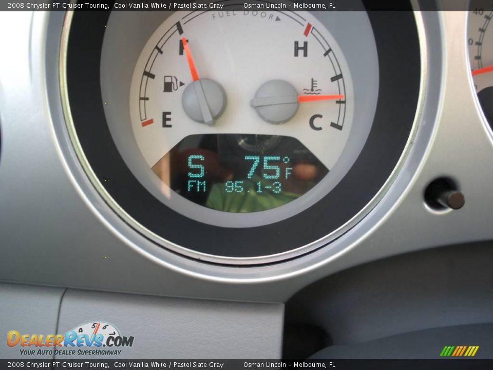 2008 Chrysler PT Cruiser Touring Cool Vanilla White / Pastel Slate Gray Photo #23