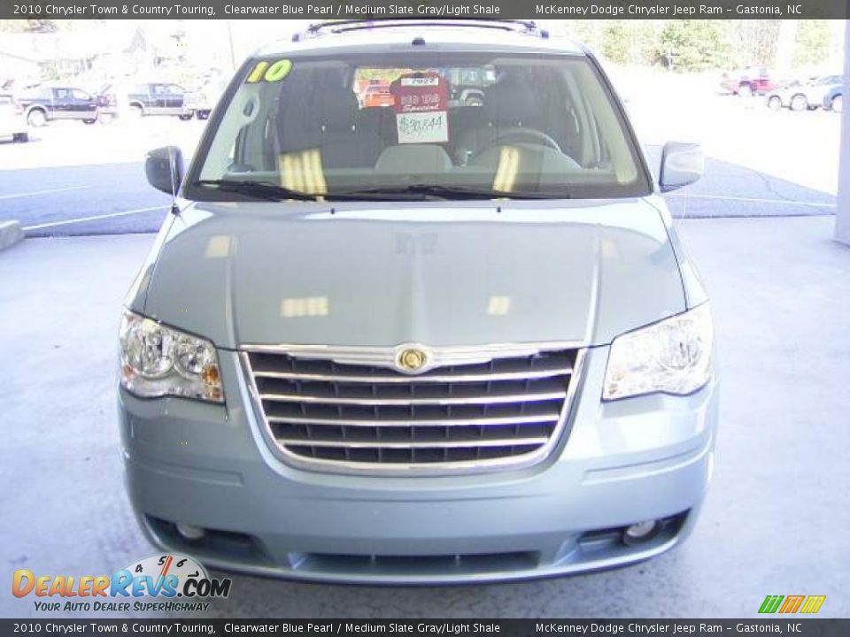 2010 Chrysler Town & Country Touring Clearwater Blue Pearl / Medium Slate Gray/Light Shale Photo #1