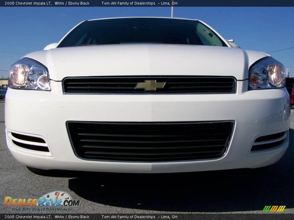2008 Chevrolet Impala LT White / Ebony Black Photo #3