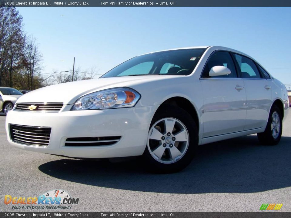 2008 Chevrolet Impala LT White / Ebony Black Photo #5