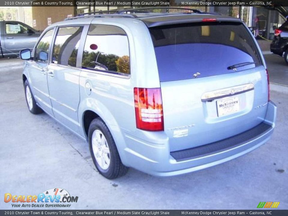 2010 Chrysler Town & Country Touring Clearwater Blue Pearl / Medium Slate Gray/Light Shale Photo #3