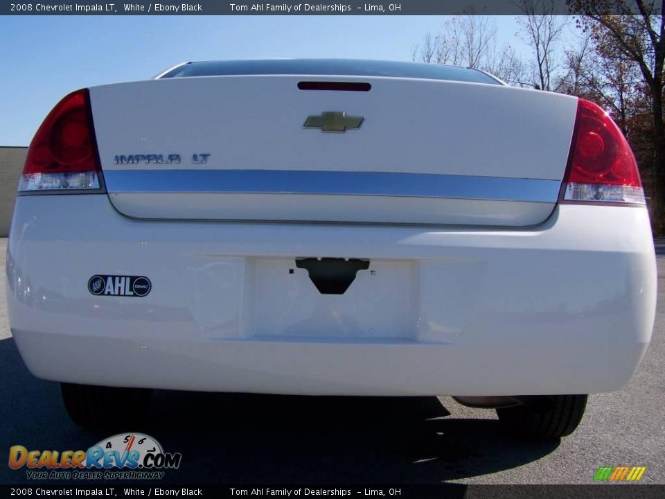 2008 Chevrolet Impala LT White / Ebony Black Photo #6