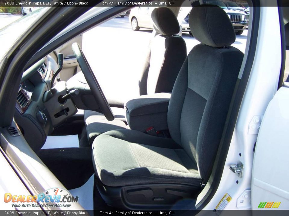 2008 Chevrolet Impala LT White / Ebony Black Photo #9