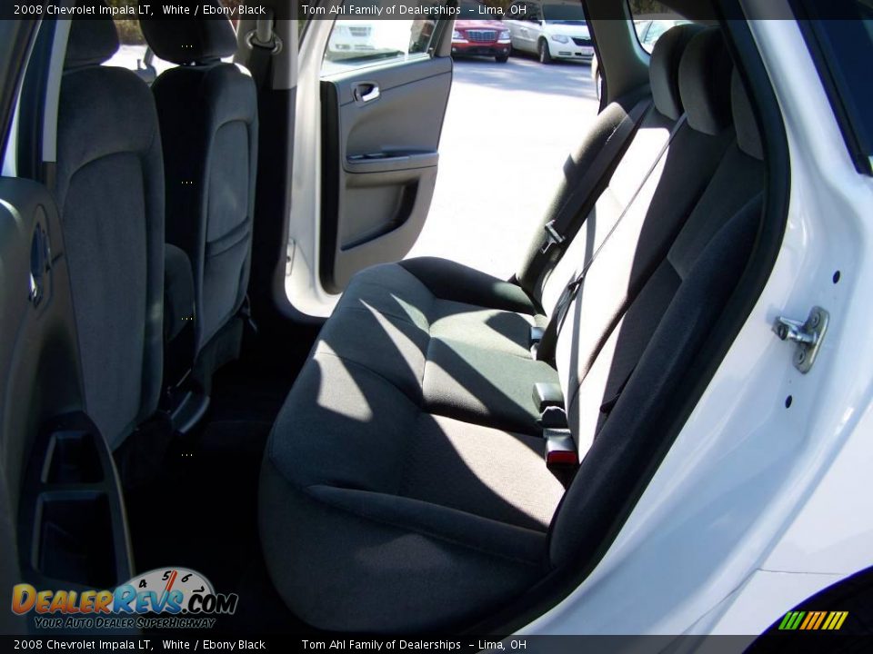 2008 Chevrolet Impala LT White / Ebony Black Photo #10
