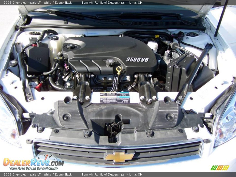 2008 Chevrolet Impala LT White / Ebony Black Photo #14