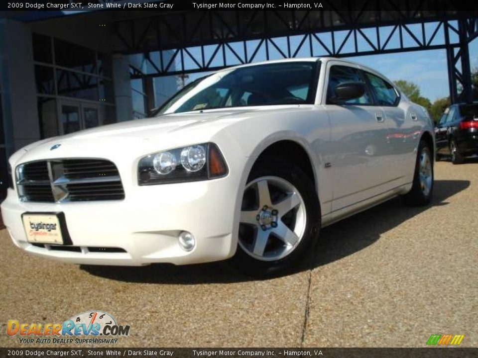 2009 Dodge Charger SXT Stone White / Dark Slate Gray Photo #1