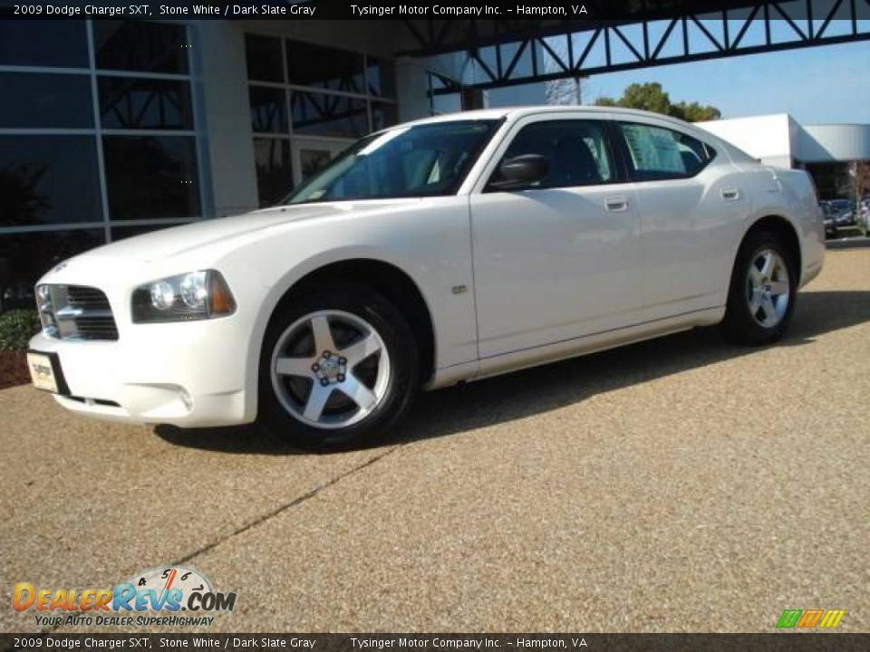 2009 Dodge Charger SXT Stone White / Dark Slate Gray Photo #2