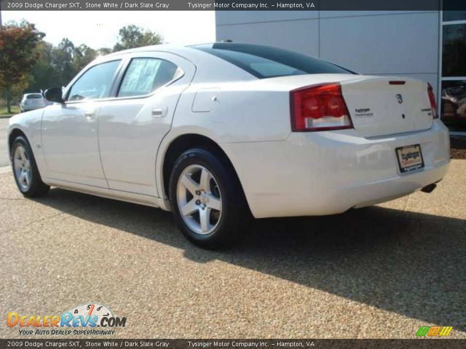 2009 Dodge Charger SXT Stone White / Dark Slate Gray Photo #4