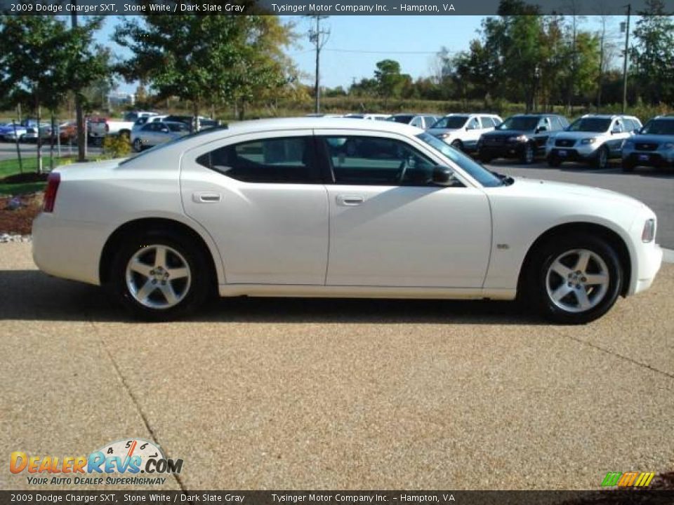 2009 Dodge Charger SXT Stone White / Dark Slate Gray Photo #7