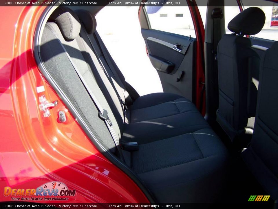 2008 Chevrolet Aveo LS Sedan Victory Red / Charcoal Photo #9