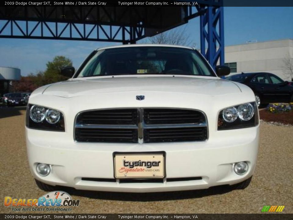 2009 Dodge Charger SXT Stone White / Dark Slate Gray Photo #9