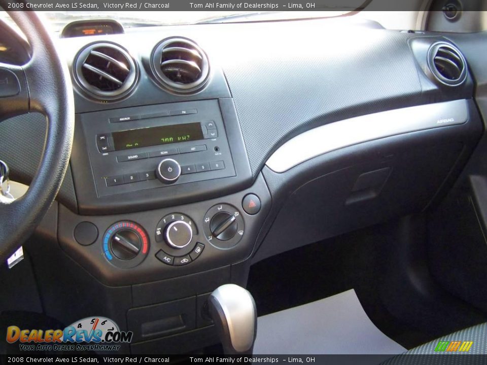 2008 Chevrolet Aveo LS Sedan Victory Red / Charcoal Photo #15