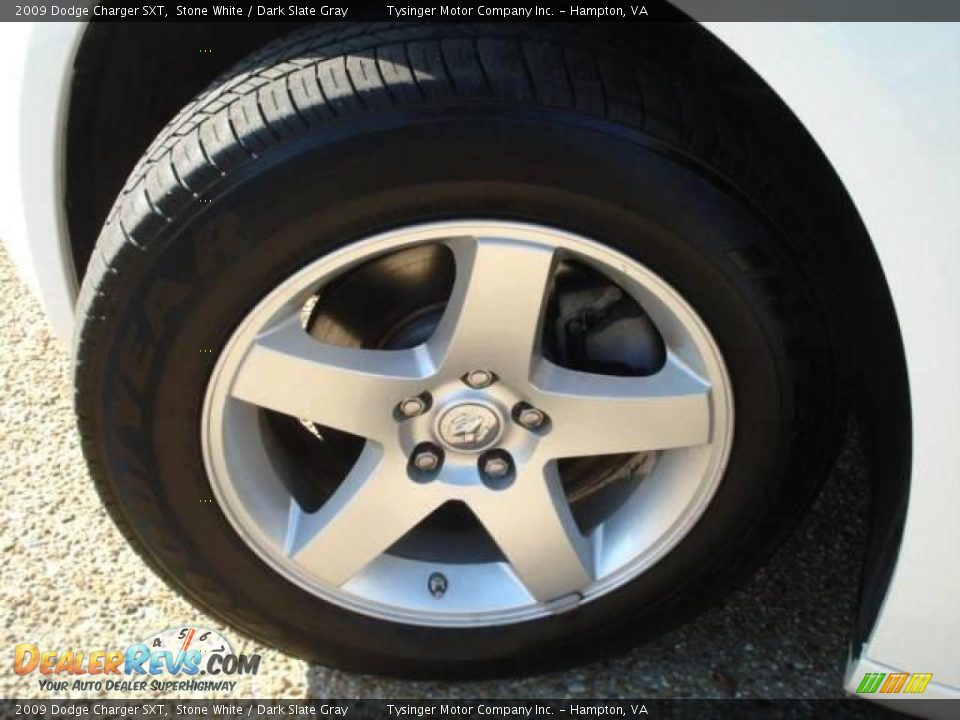 2009 Dodge Charger SXT Stone White / Dark Slate Gray Photo #20