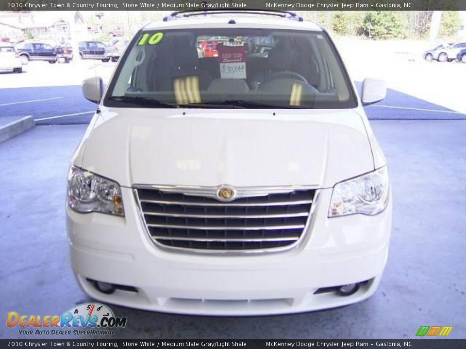 2010 Chrysler Town & Country Touring Stone White / Medium Slate Gray/Light Shale Photo #1