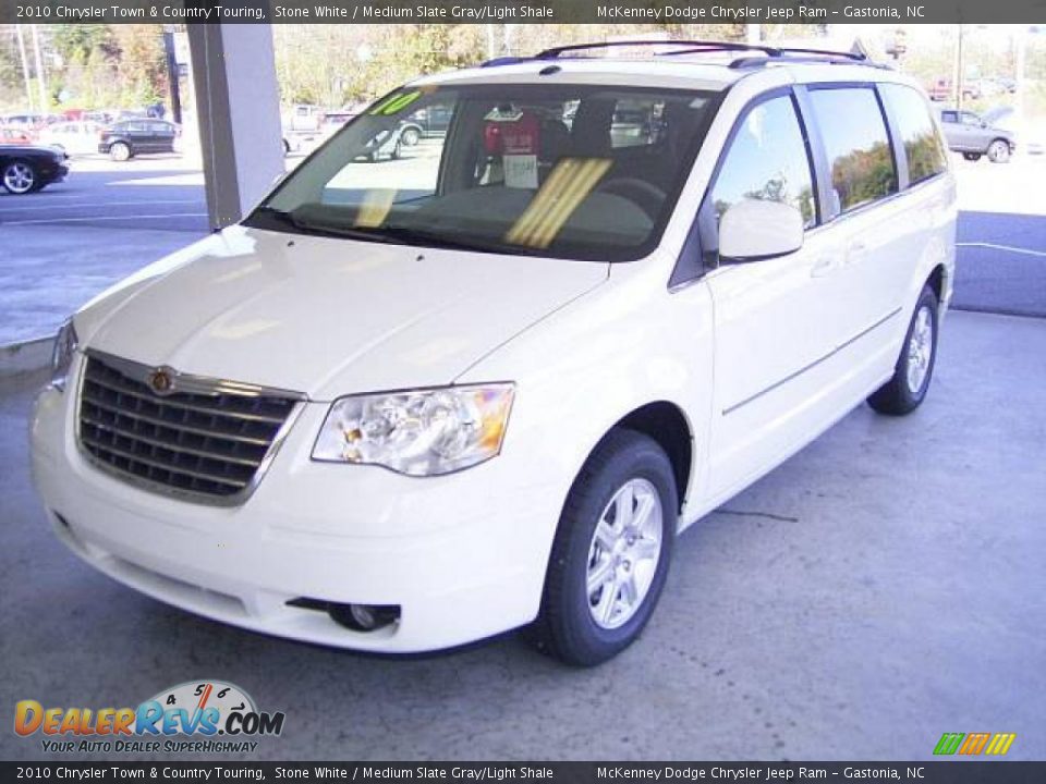 2010 Chrysler Town & Country Touring Stone White / Medium Slate Gray/Light Shale Photo #2