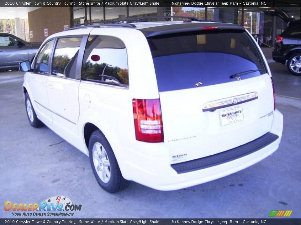2010 Chrysler Town & Country Touring Stone White / Medium Slate Gray/Light Shale Photo #3