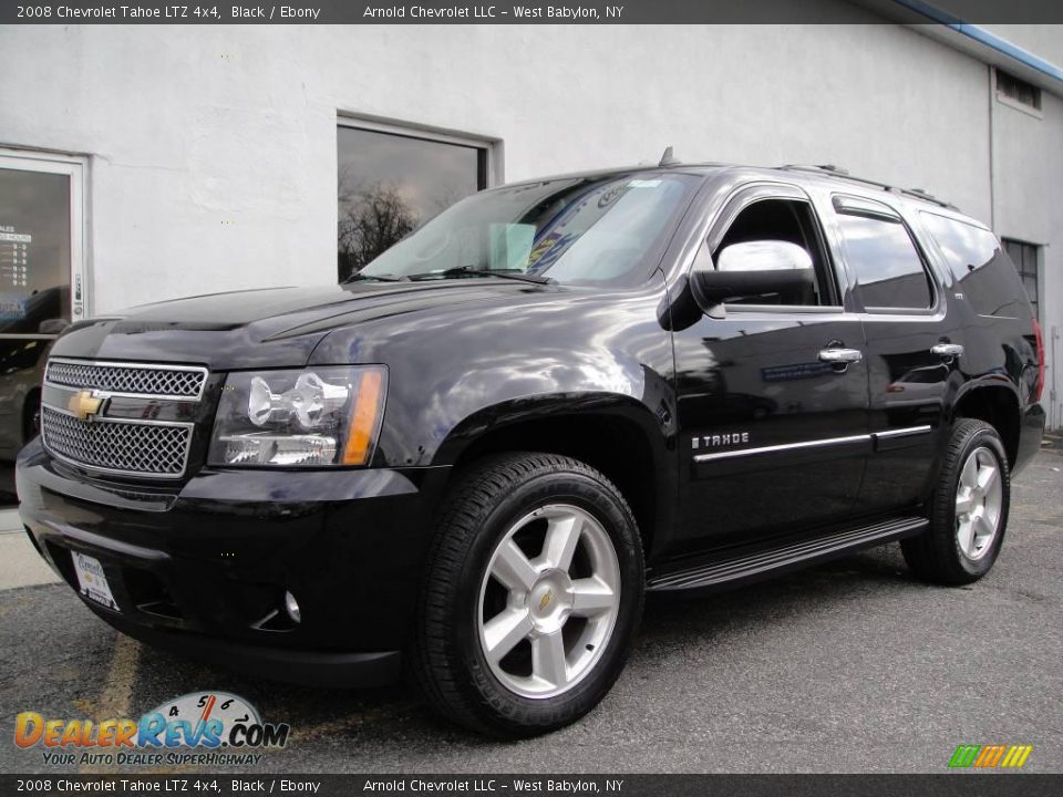 2008 Chevrolet Tahoe LTZ 4x4 Black / Ebony Photo #1