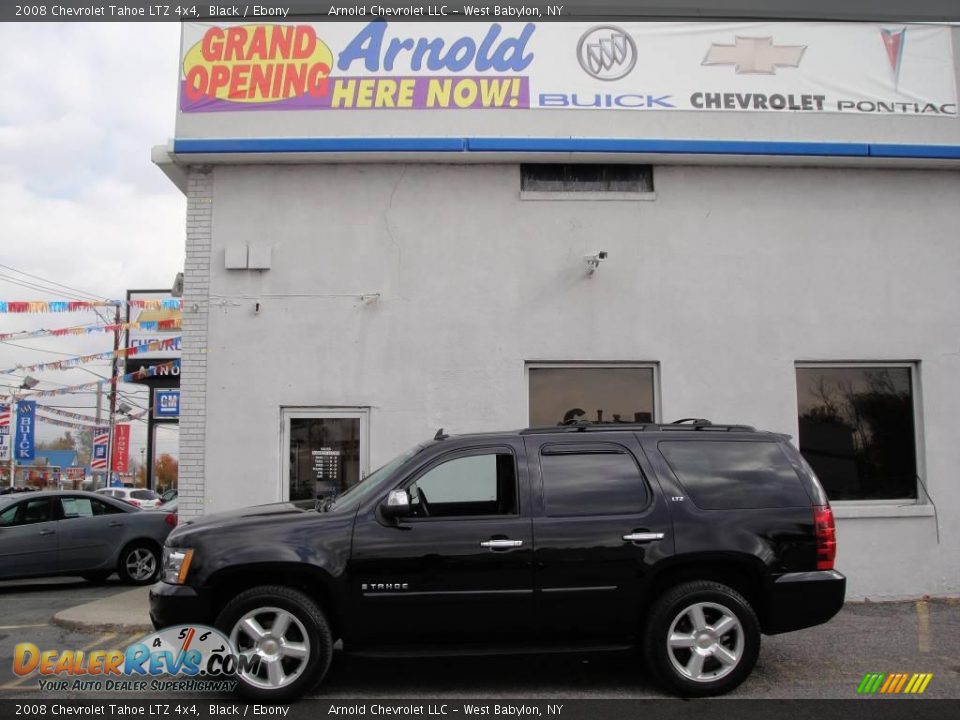 2008 Chevrolet Tahoe LTZ 4x4 Black / Ebony Photo #3