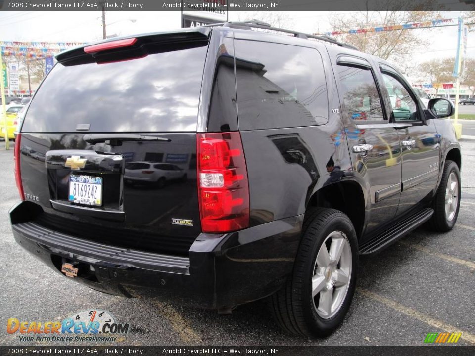 2008 Chevrolet Tahoe LTZ 4x4 Black / Ebony Photo #6