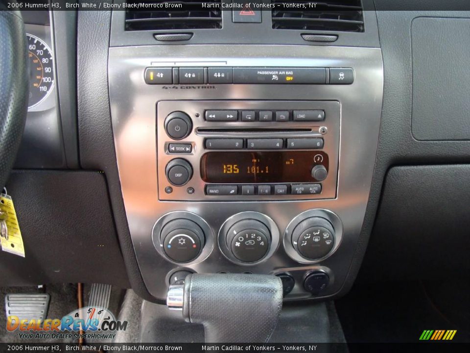 2006 Hummer H3 Birch White / Ebony Black/Morroco Brown Photo #21