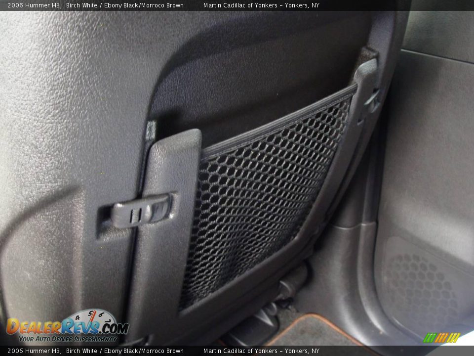 2006 Hummer H3 Birch White / Ebony Black/Morroco Brown Photo #23