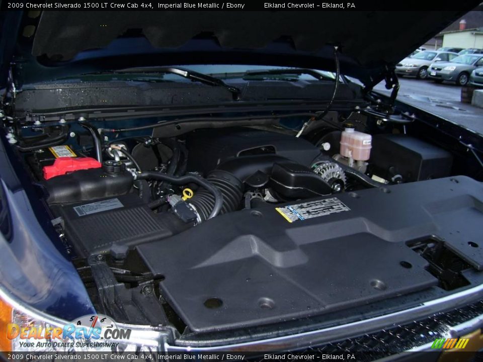 2009 Chevrolet Silverado 1500 LT Crew Cab 4x4 Imperial Blue Metallic / Ebony Photo #16