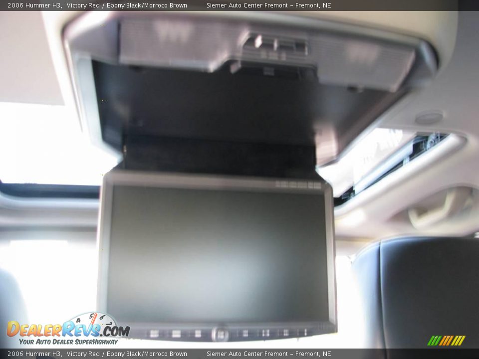 2006 Hummer H3 Victory Red / Ebony Black/Morroco Brown Photo #19
