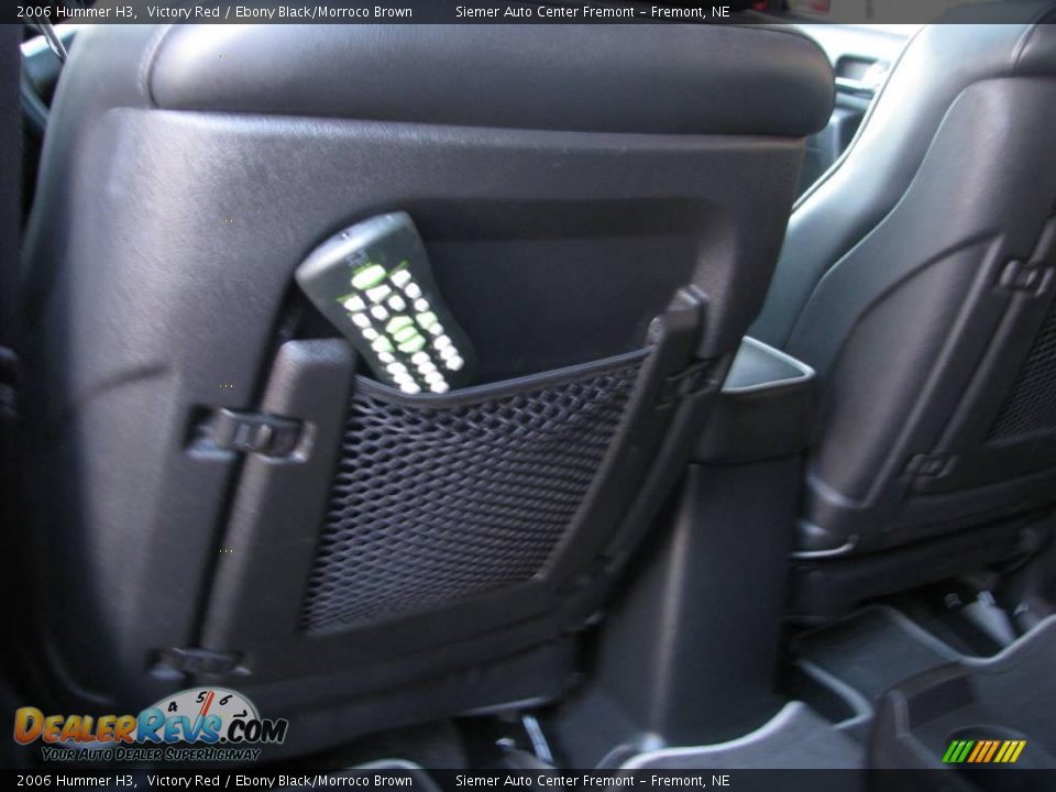 2006 Hummer H3 Victory Red / Ebony Black/Morroco Brown Photo #20