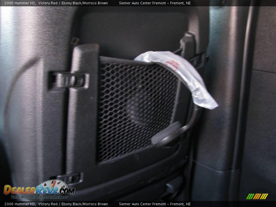 2006 Hummer H3 Victory Red / Ebony Black/Morroco Brown Photo #24