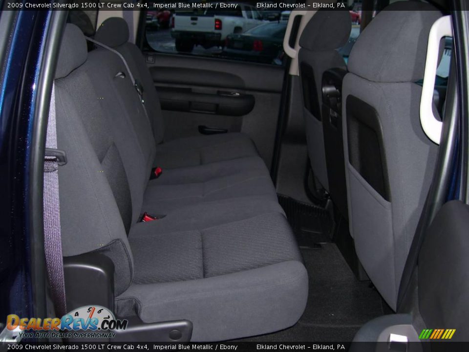2009 Chevrolet Silverado 1500 LT Crew Cab 4x4 Imperial Blue Metallic / Ebony Photo #25