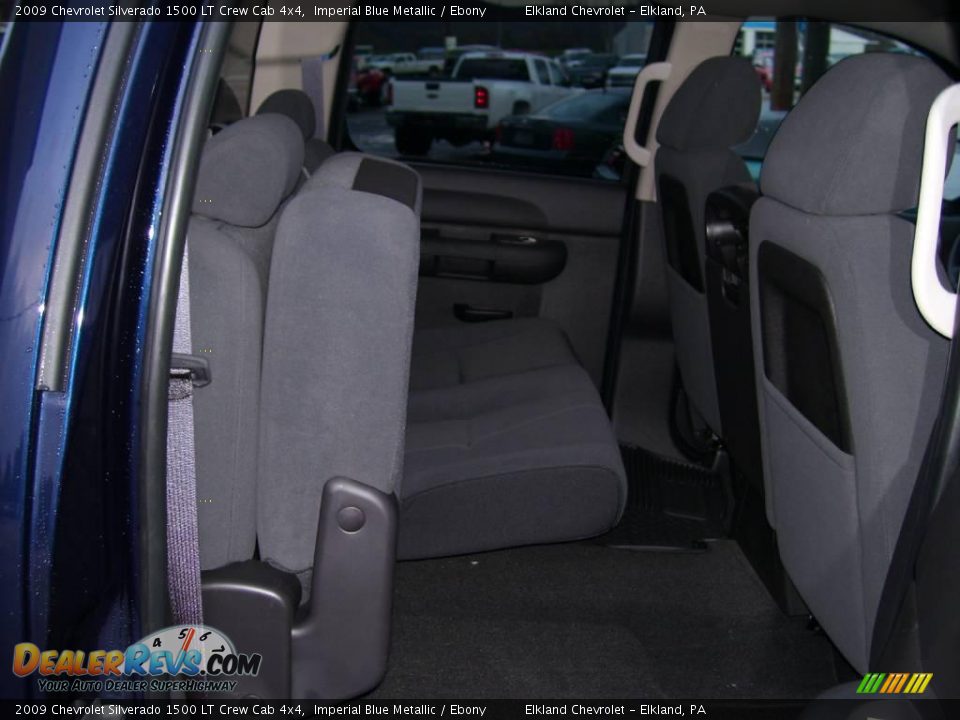 2009 Chevrolet Silverado 1500 LT Crew Cab 4x4 Imperial Blue Metallic / Ebony Photo #26