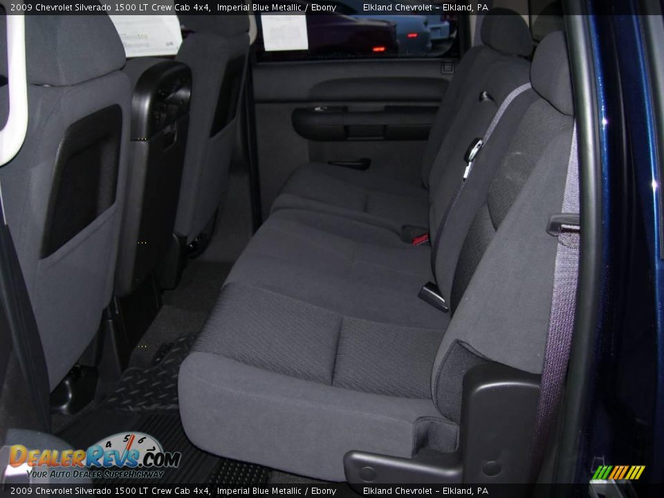 2009 Chevrolet Silverado 1500 LT Crew Cab 4x4 Imperial Blue Metallic / Ebony Photo #28