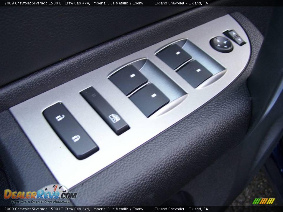 2009 Chevrolet Silverado 1500 LT Crew Cab 4x4 Imperial Blue Metallic / Ebony Photo #32