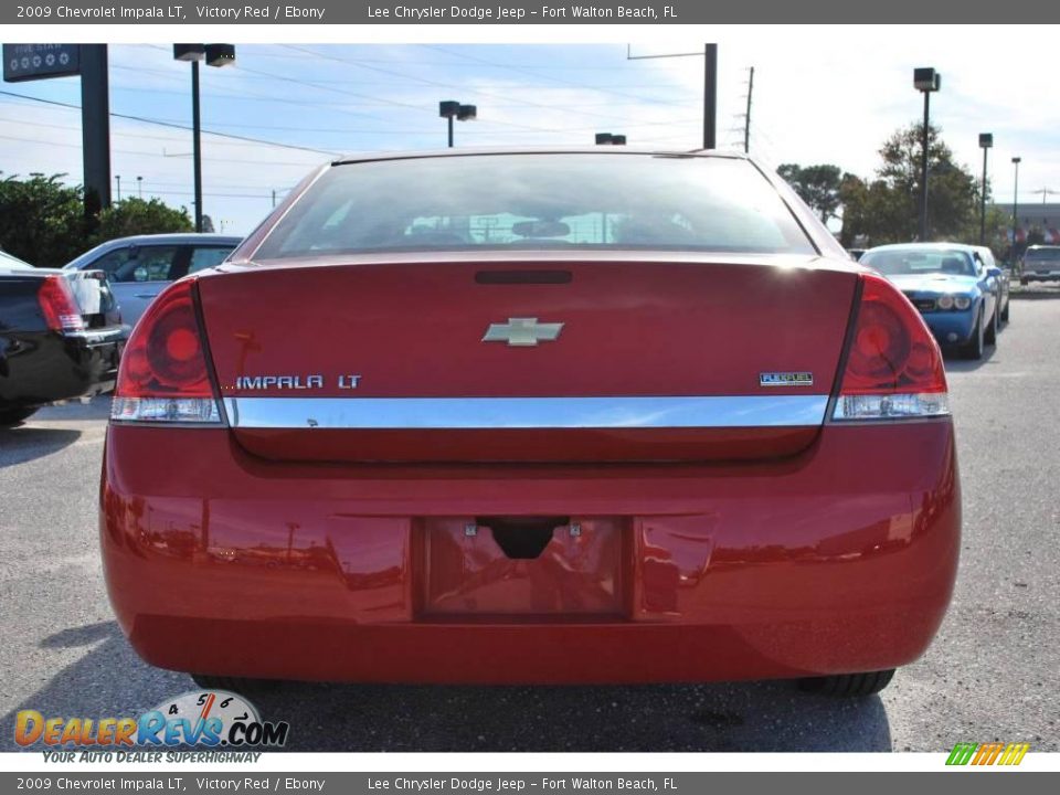 2009 Chevrolet Impala LT Victory Red / Ebony Photo #4