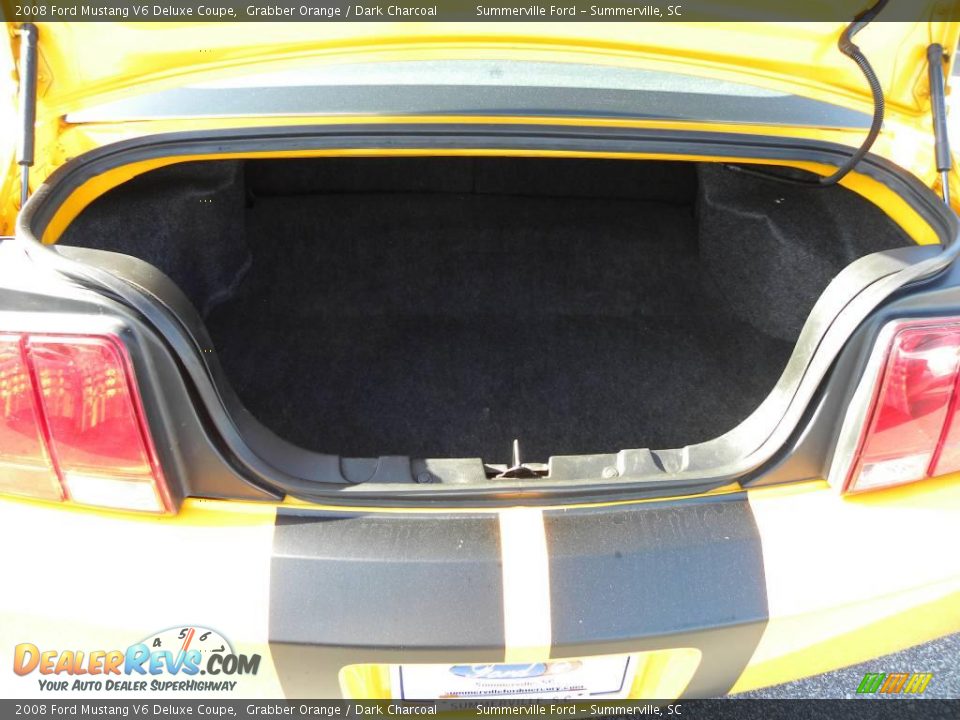 2008 Ford Mustang V6 Deluxe Coupe Grabber Orange / Dark Charcoal Photo #11