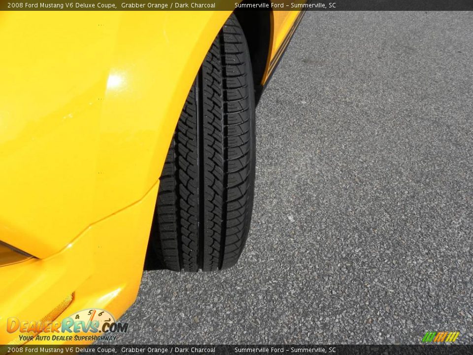 2008 Ford Mustang V6 Deluxe Coupe Grabber Orange / Dark Charcoal Photo #14
