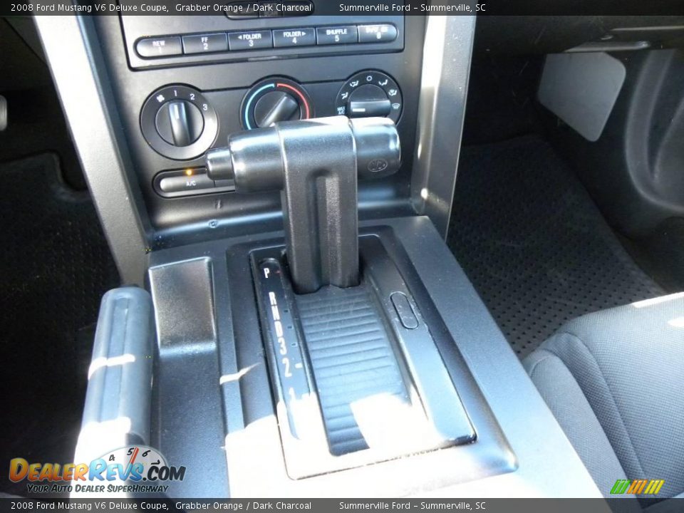 2008 Ford Mustang V6 Deluxe Coupe Grabber Orange / Dark Charcoal Photo #16