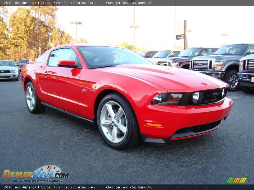 2010 Ford Mustang GT Coupe Torch Red / Charcoal Black Photo #1