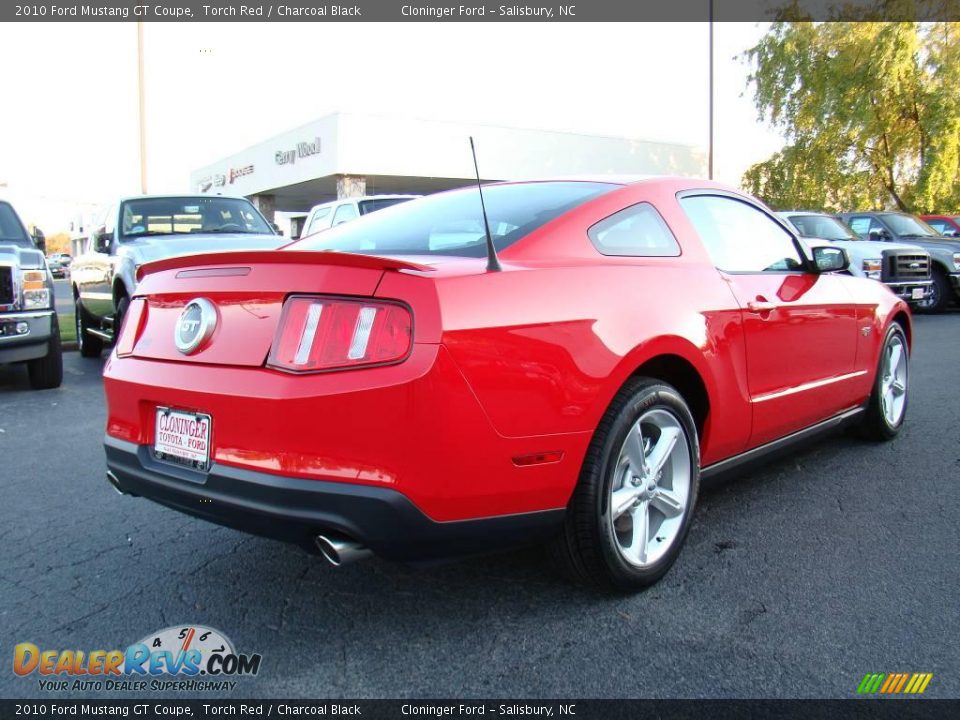 2010 Ford Mustang GT Coupe Torch Red / Charcoal Black Photo #3