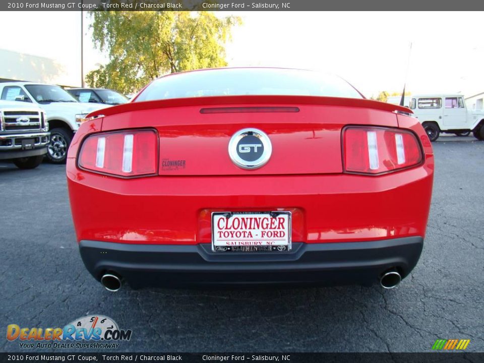 2010 Ford Mustang GT Coupe Torch Red / Charcoal Black Photo #4