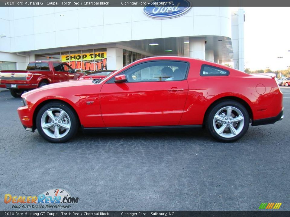 2010 Ford Mustang GT Coupe Torch Red / Charcoal Black Photo #5