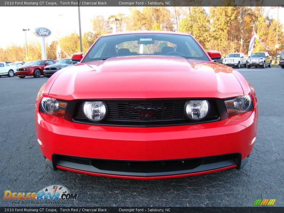 2010 Ford Mustang GT Coupe Torch Red / Charcoal Black Photo #7